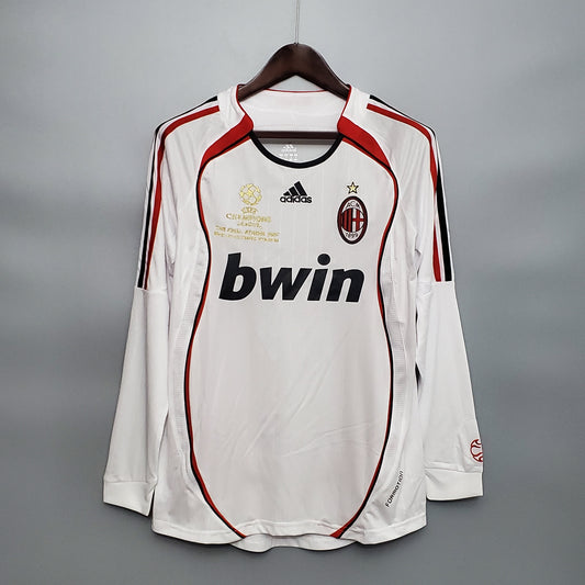 Camisa Manga Longa Torcedor Masculina Milan 2006/2007 Champions League