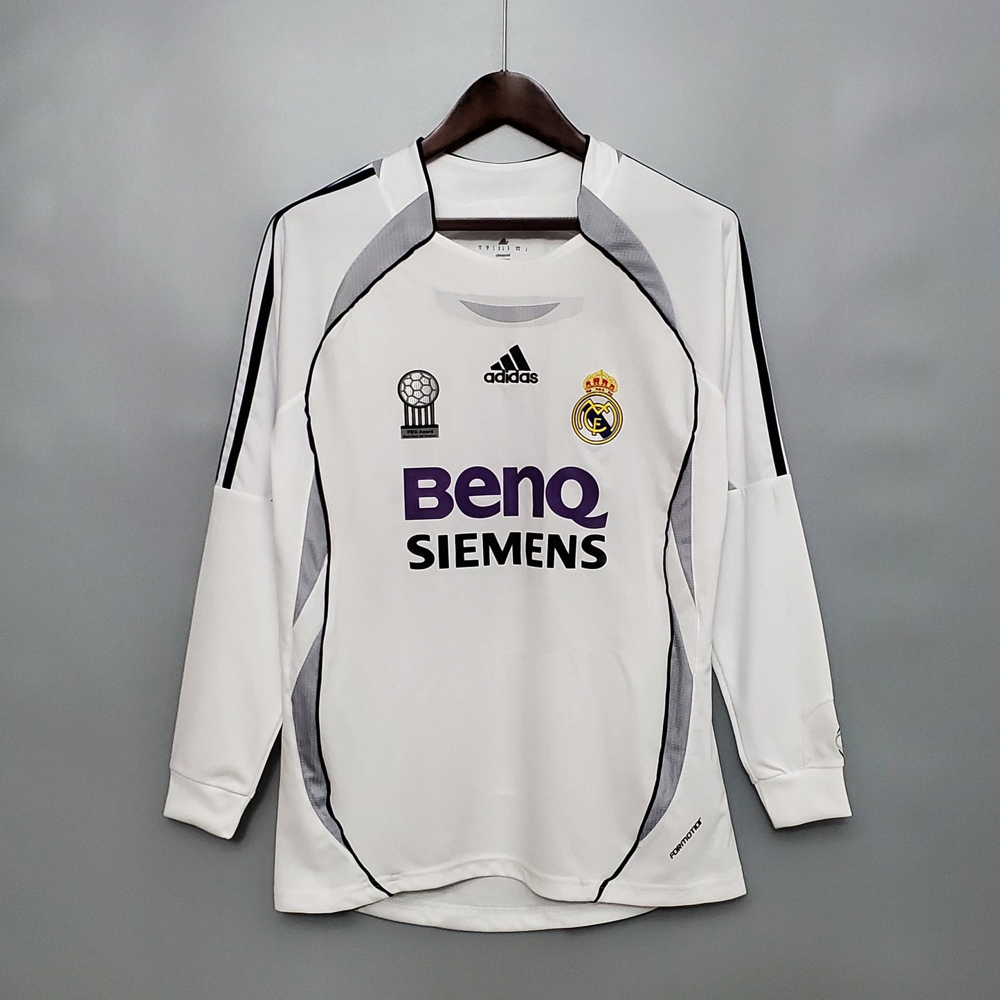 Camisa Manga Longa Torcedor Masculina Real Madrid 2006/2007