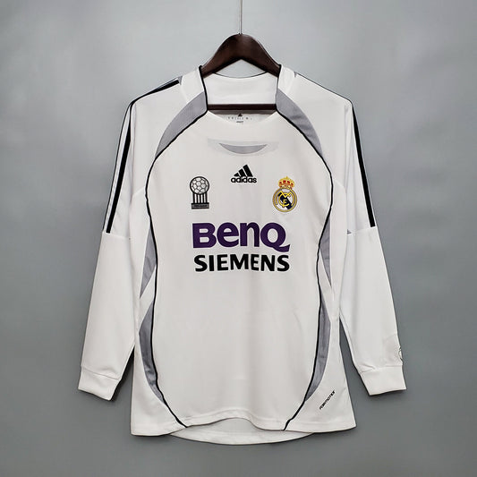 Camisa Manga Longa Torcedor Masculina Real Madrid 2006/2007