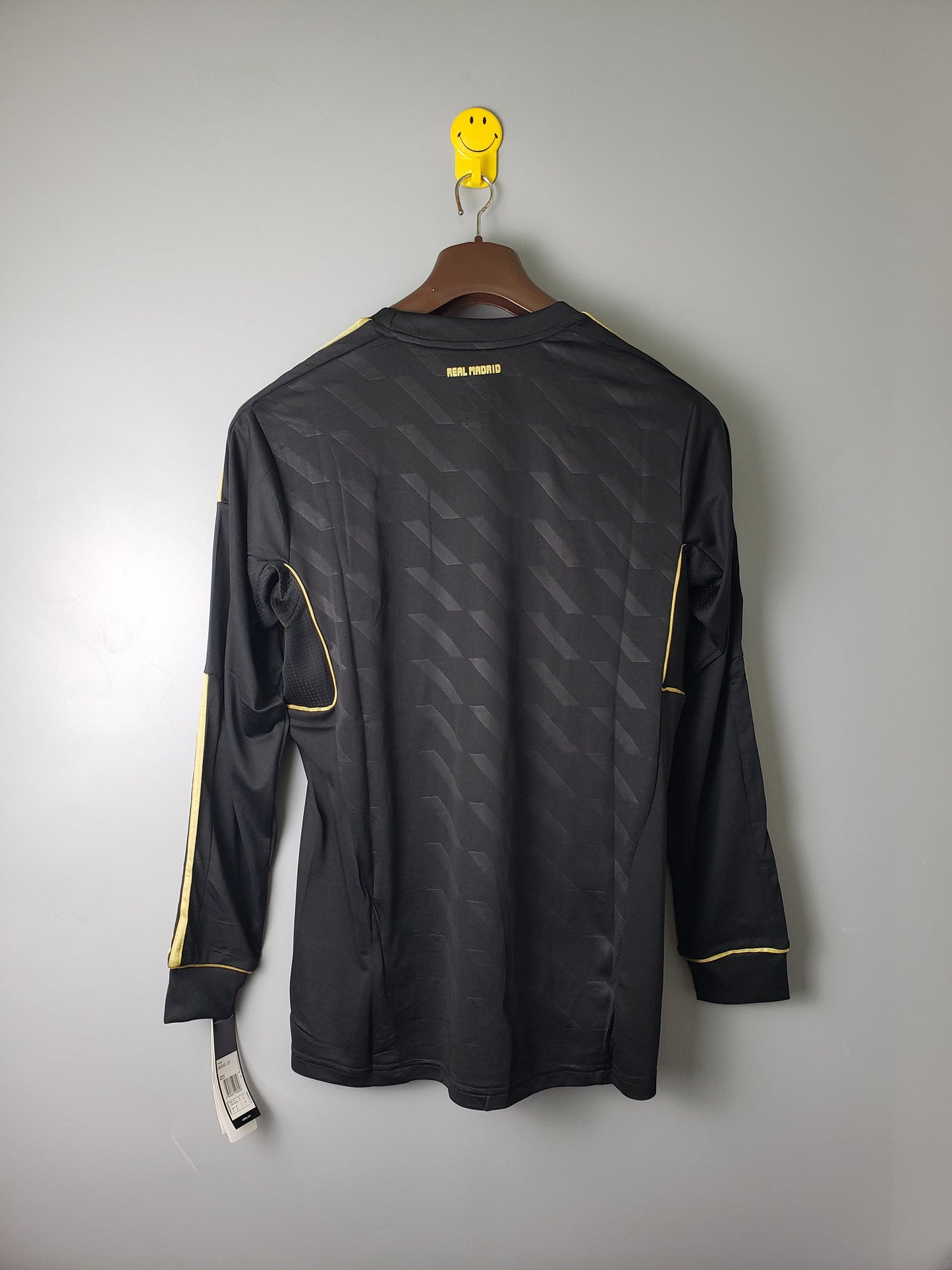 Camisa Manga Longa Retrô Torcedor Masculina Real Madrid 2012