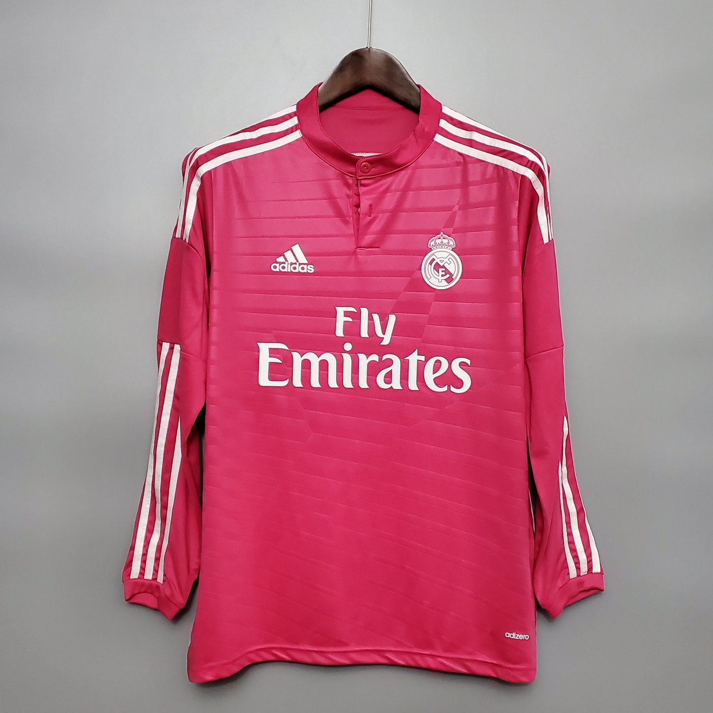 Camisa Manga Longa Torcedor Masculina Real Madrid II 2014/2015