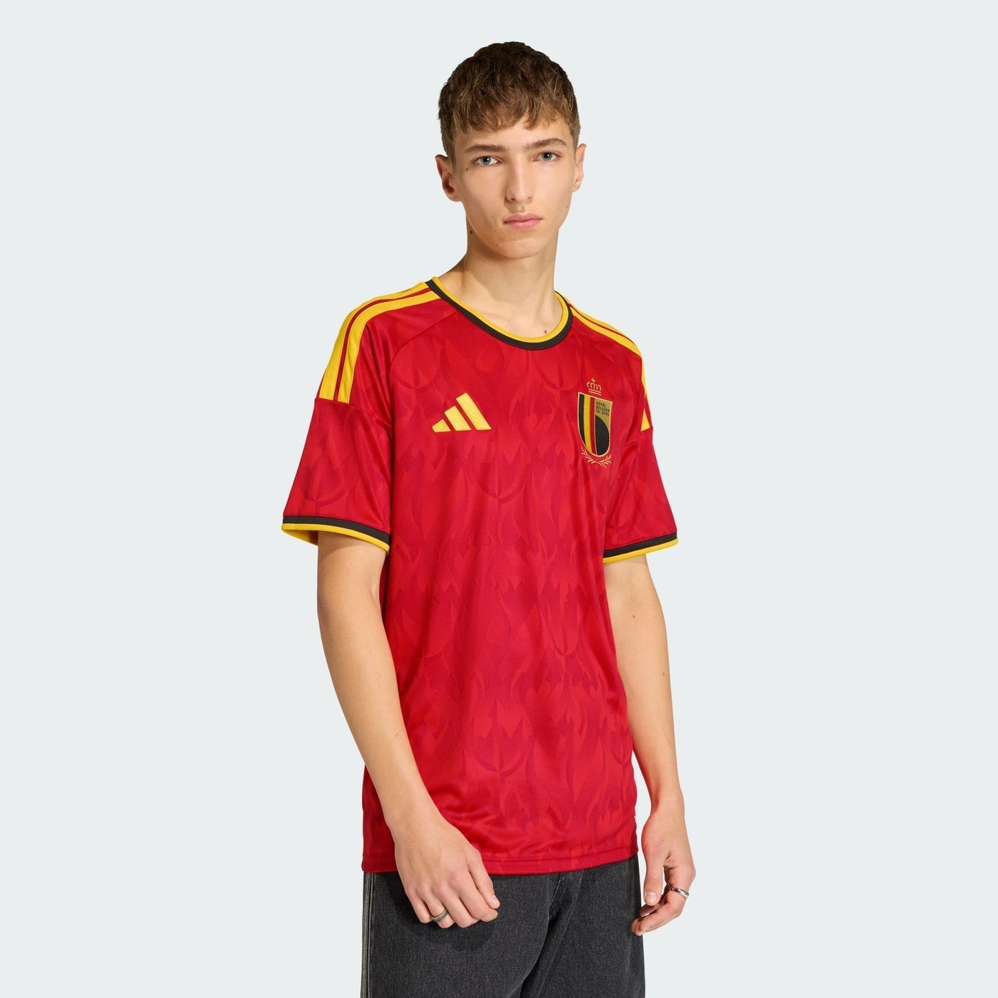 Camisa Torcedor Masculina Bélgica I 2026 Copa do Mundo