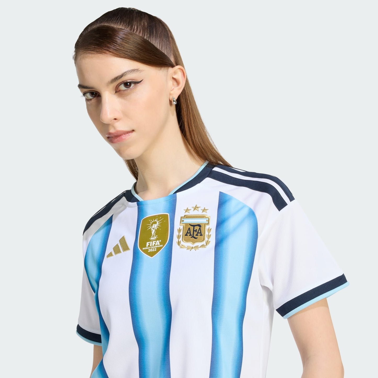 Camisa Torcedor Feminina Argentina I 2026 Copa do Mundo