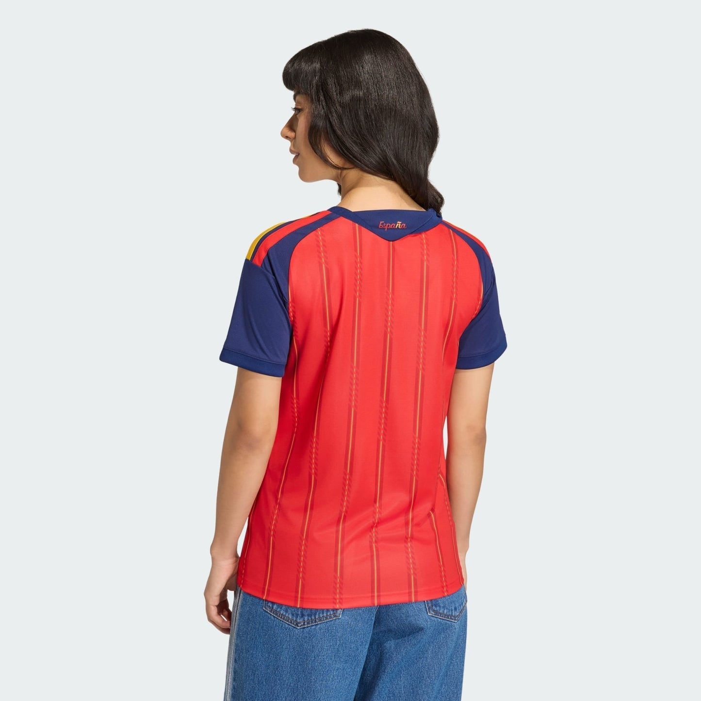 Camisa Torcedor Feminina Espanha I 2026 Copa do Mundo