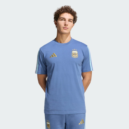 Camisa Torcedor Masculina Argentina 2026 Copa do Mundo Casual