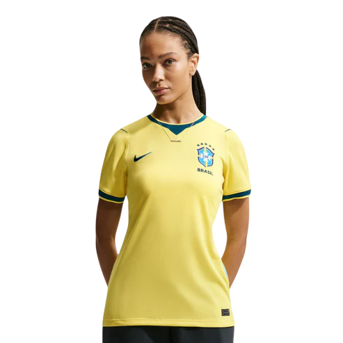 Camisa Brasil I 2026/27 Feminina - Amarela