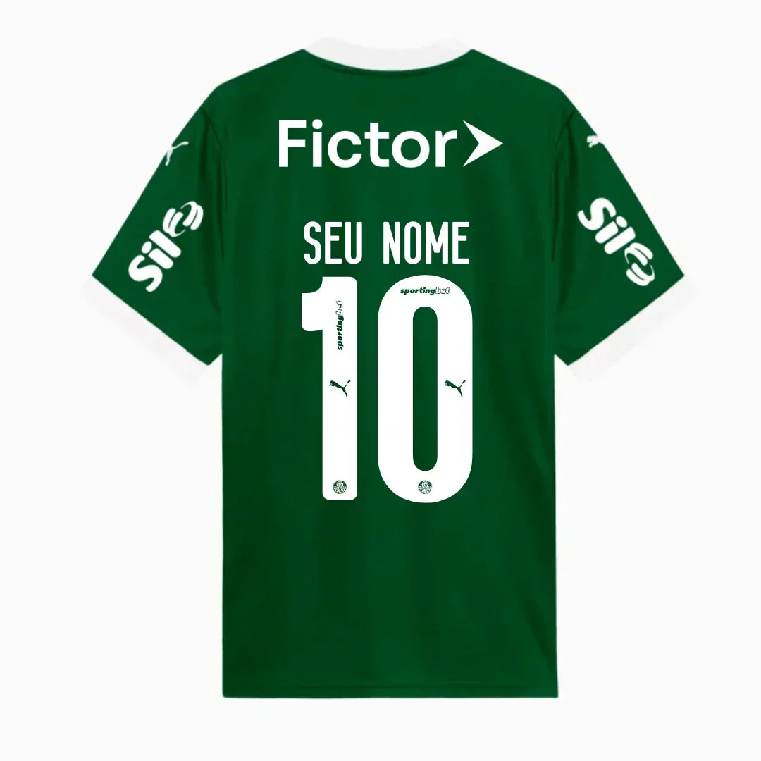 Camisa Torcedor Masculina Palmeiras I 2025/2026 Com Patrocínios