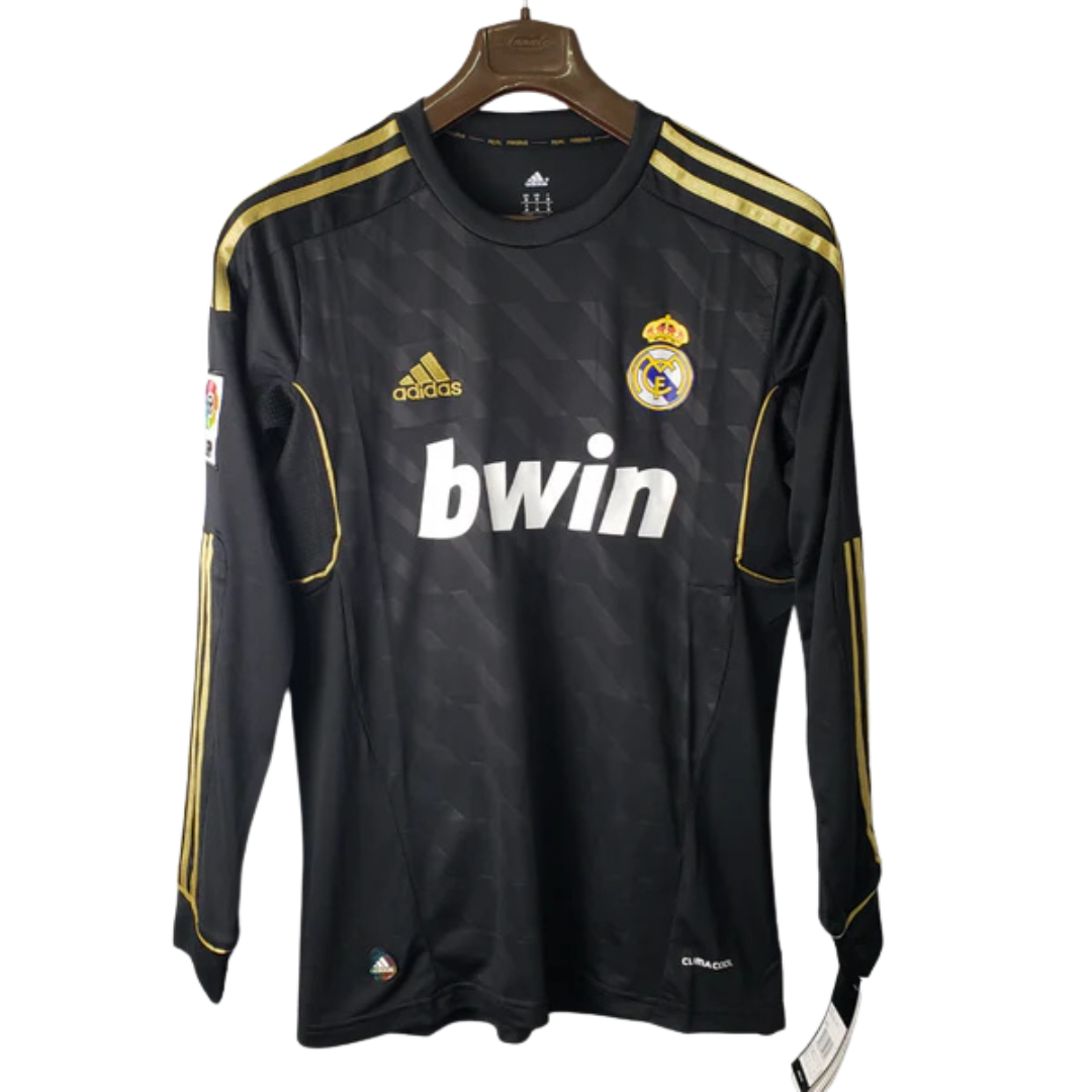Camisa Manga Longa Retrô Torcedor Masculina Real Madrid 2012