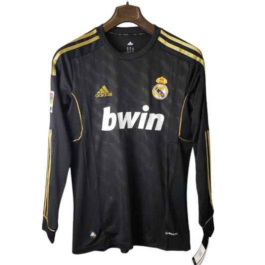 Camisa Manga Longa Retrô Torcedor Masculina Real Madrid 2012