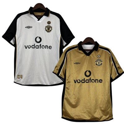 Camisa Retrô Torcedor Masculina Manchester United 2001