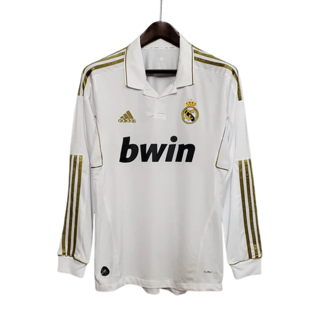Camisa Manga Longa Torcedor Masculina Real Madrid 2011/2012