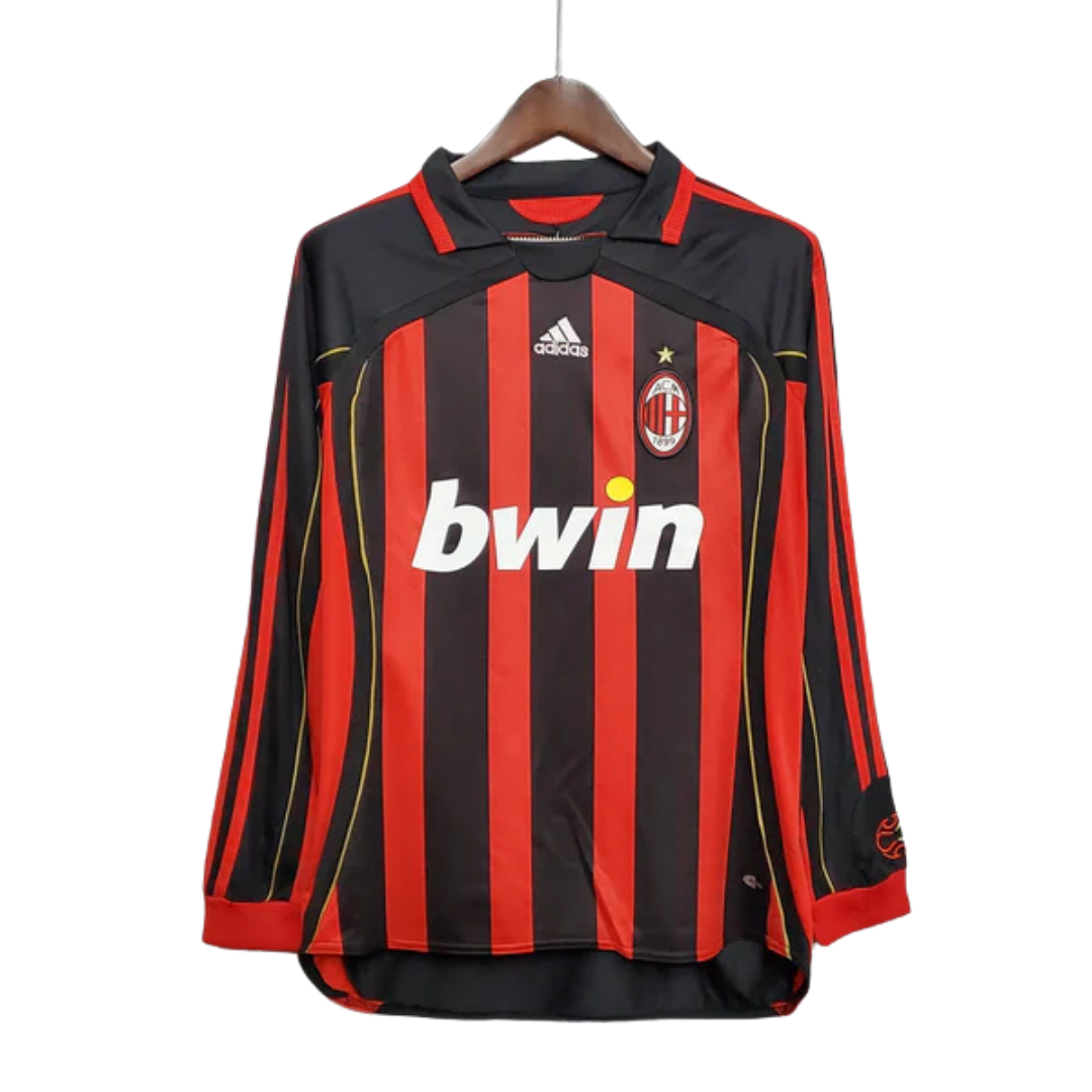 Camisa Manga Longa Torcedor Masculina Milan 2006/2007