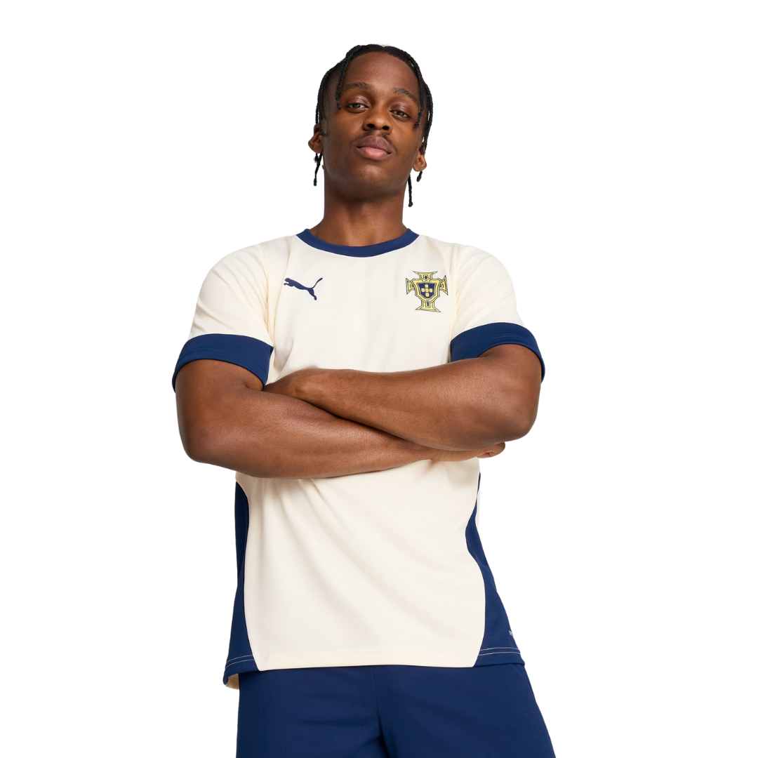 Camisa Portugal Treino Branca 25/26 - Versão Torcedor Masculina