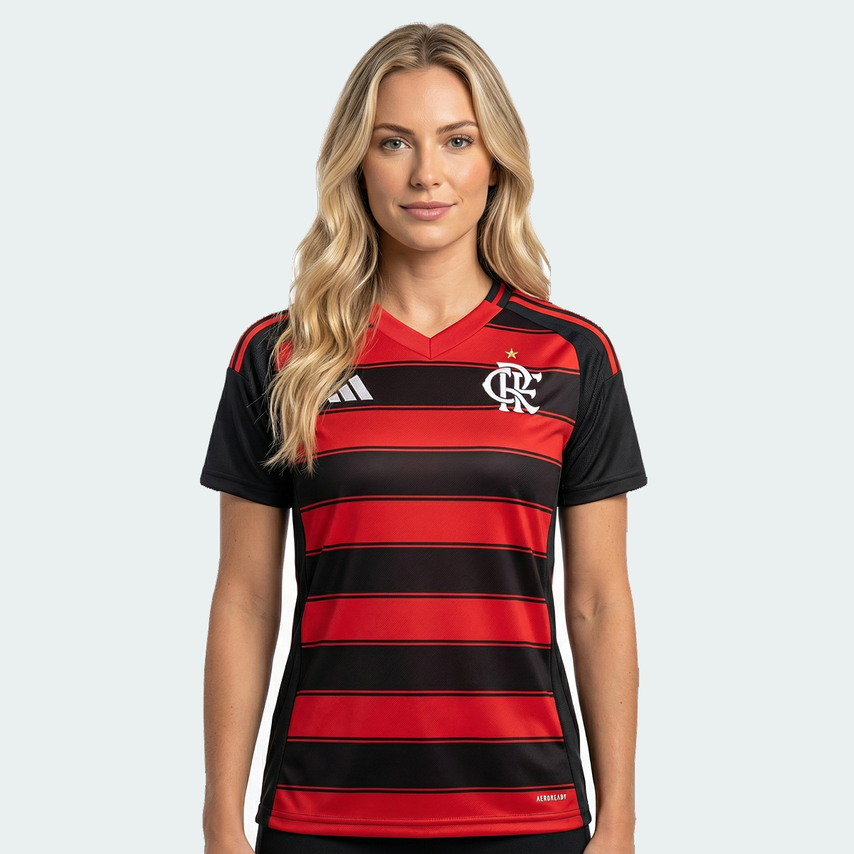 Camisa Torcedor Feminina Flamengo I 2025/2026