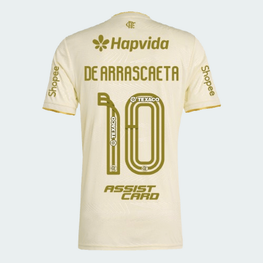 Camisa Torcedor Masculina Flamengo III 2025/2026 Com Patrocínios