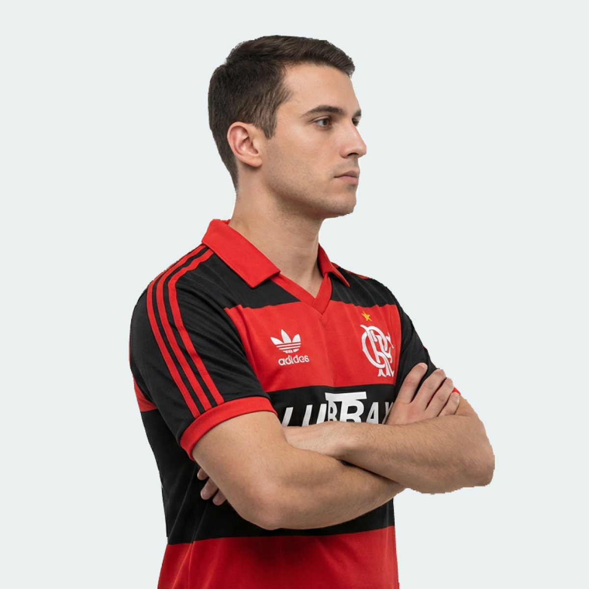 Camisa Retrô Torcedor Masculina Flamengo 1987