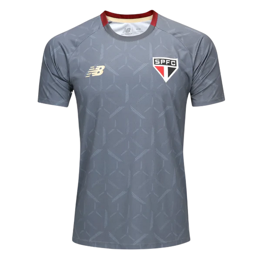 Camisa São Paulo Treino Cinza 25/26 - Torcedor Masculina Lançamento