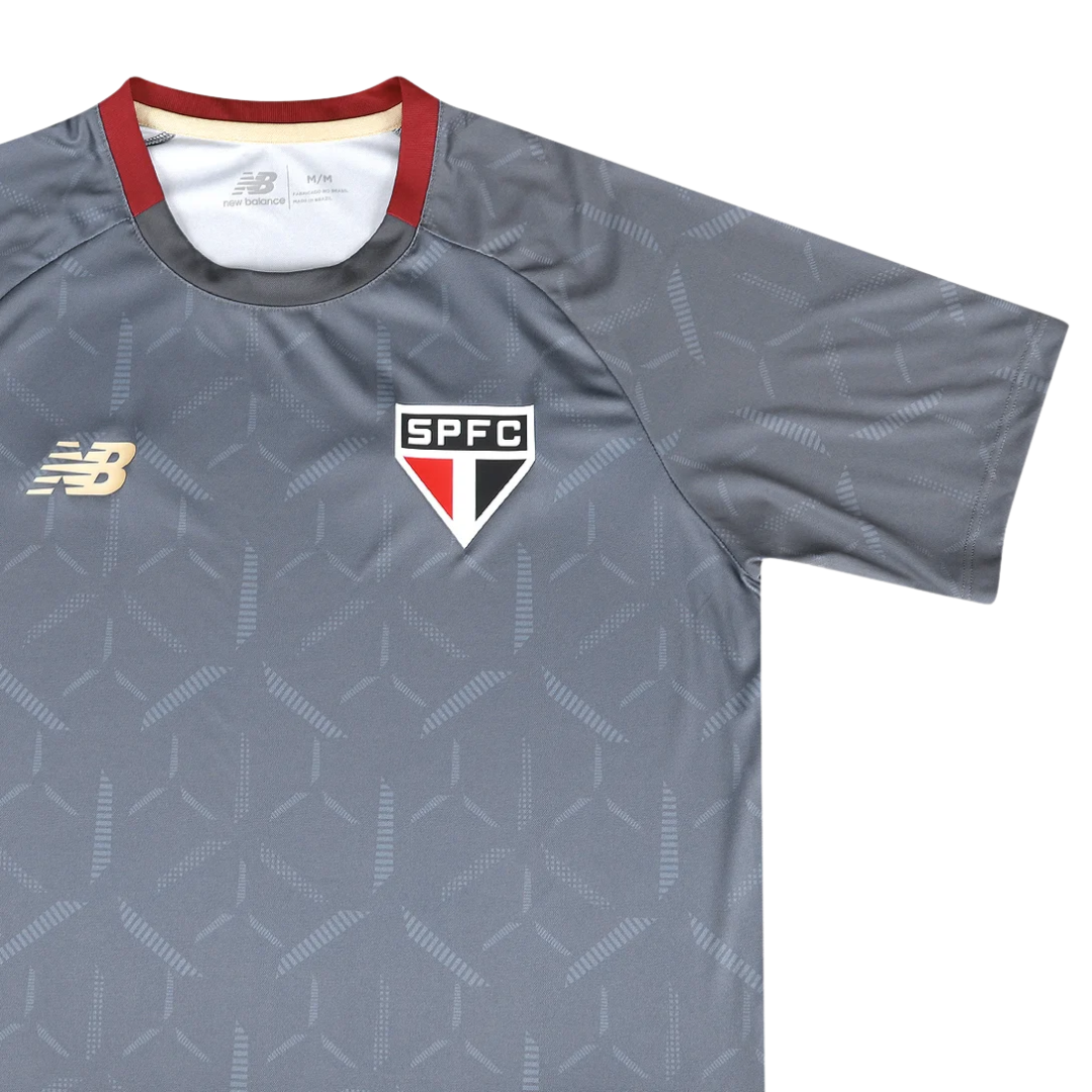Camisa São Paulo Treino Cinza 25/26 - Torcedor Masculina Lançamento
