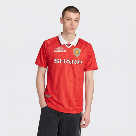 Camisa Retrô Torcedor Masculina Manchester United I 1999