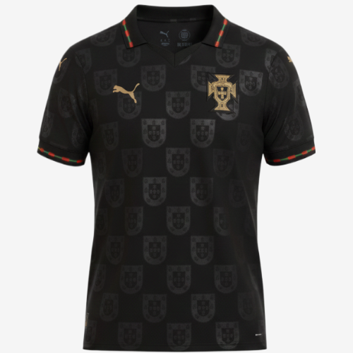Camisa Portugal Edição Especial Eusébio 25/26 - Pantera Negra Versão Torcedor Masculina