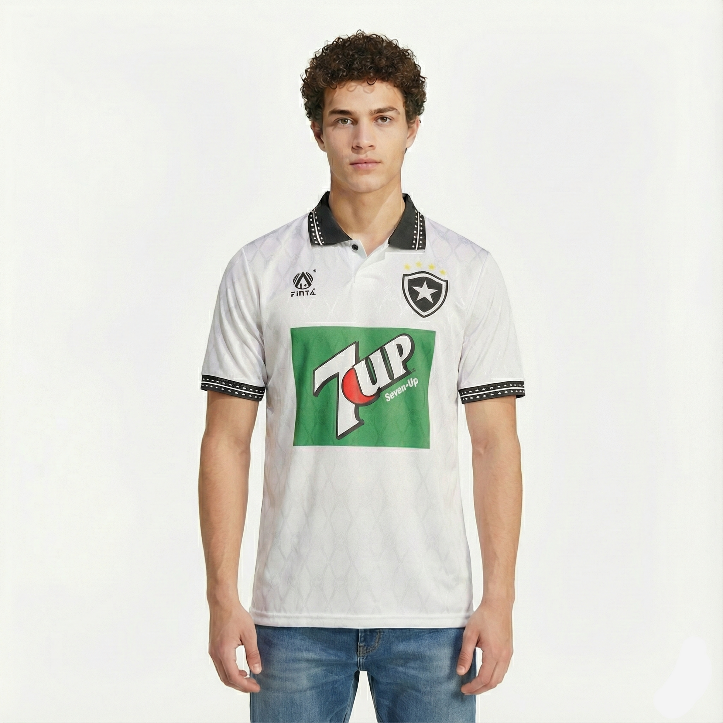 Camisa Retrô Torcedor Masculina Botafogo II 1995