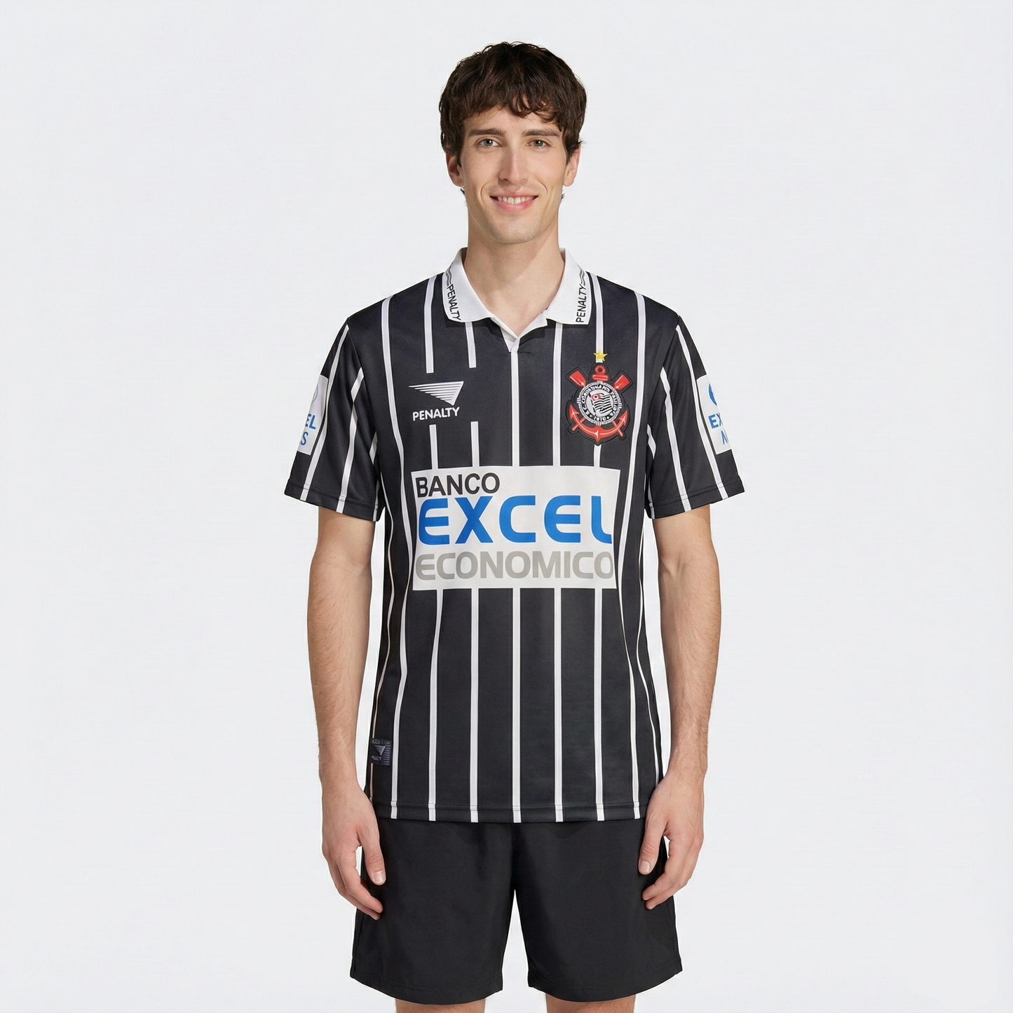 Camisa Retrô Torcedor Masculina Corinthians II 1997