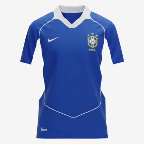 Camisa Retrô Torcedor Masculina Brasil II 2004