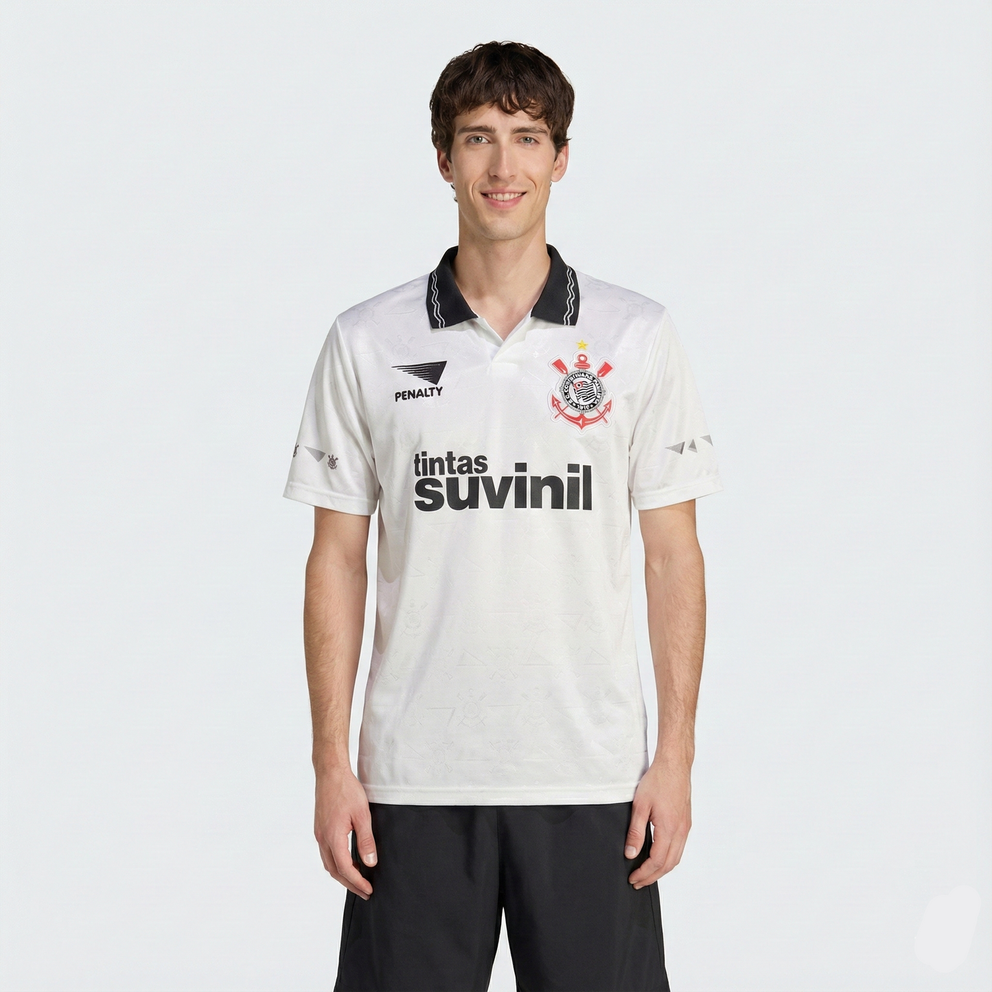 Camisa Retrô Torcedor Masculina Corinthians I 1997