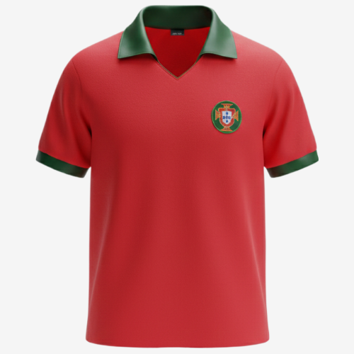 Camisa Retrô Torcedor Masculina Portugal I 1972