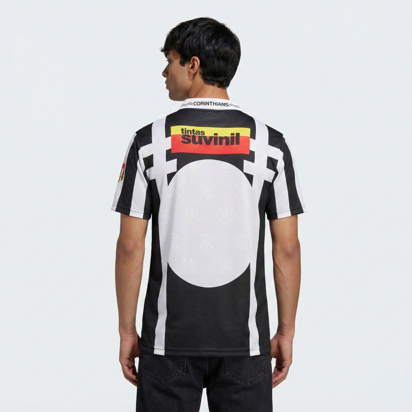 Camisa Retrô Torcedor Masculina Corinthians II 1995
