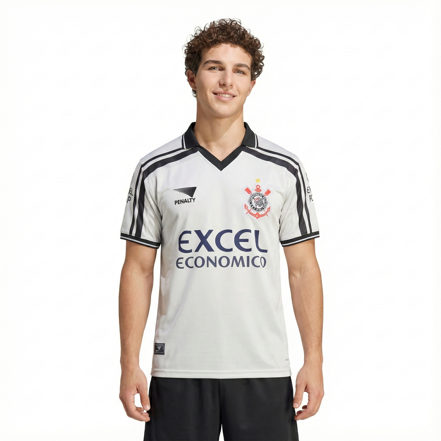 Camisa Retrô Torcedor Masculina Corinthians I 1998