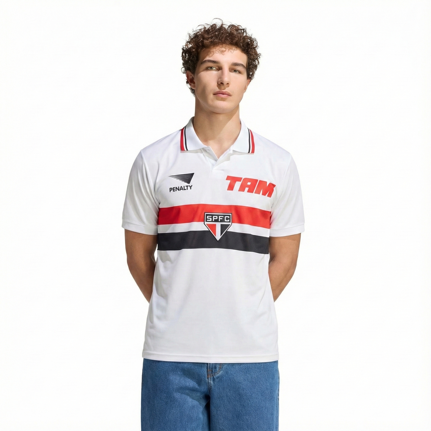 Camisa Retrô Torcedor Masculina São Paulo I 1993