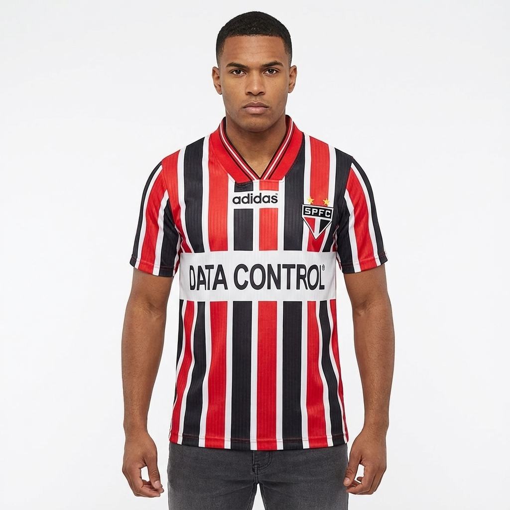 Camisa Retrô Torcedor Masculina São Paulo II 1997