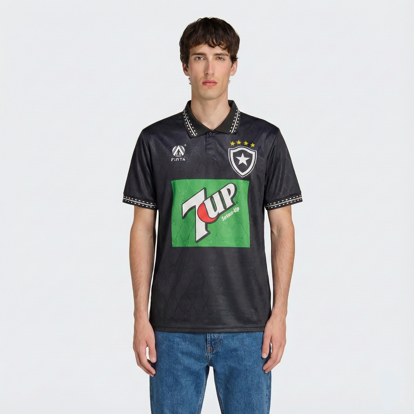 Camisa Retrô Torcedor Masculina Botafogo III 1995