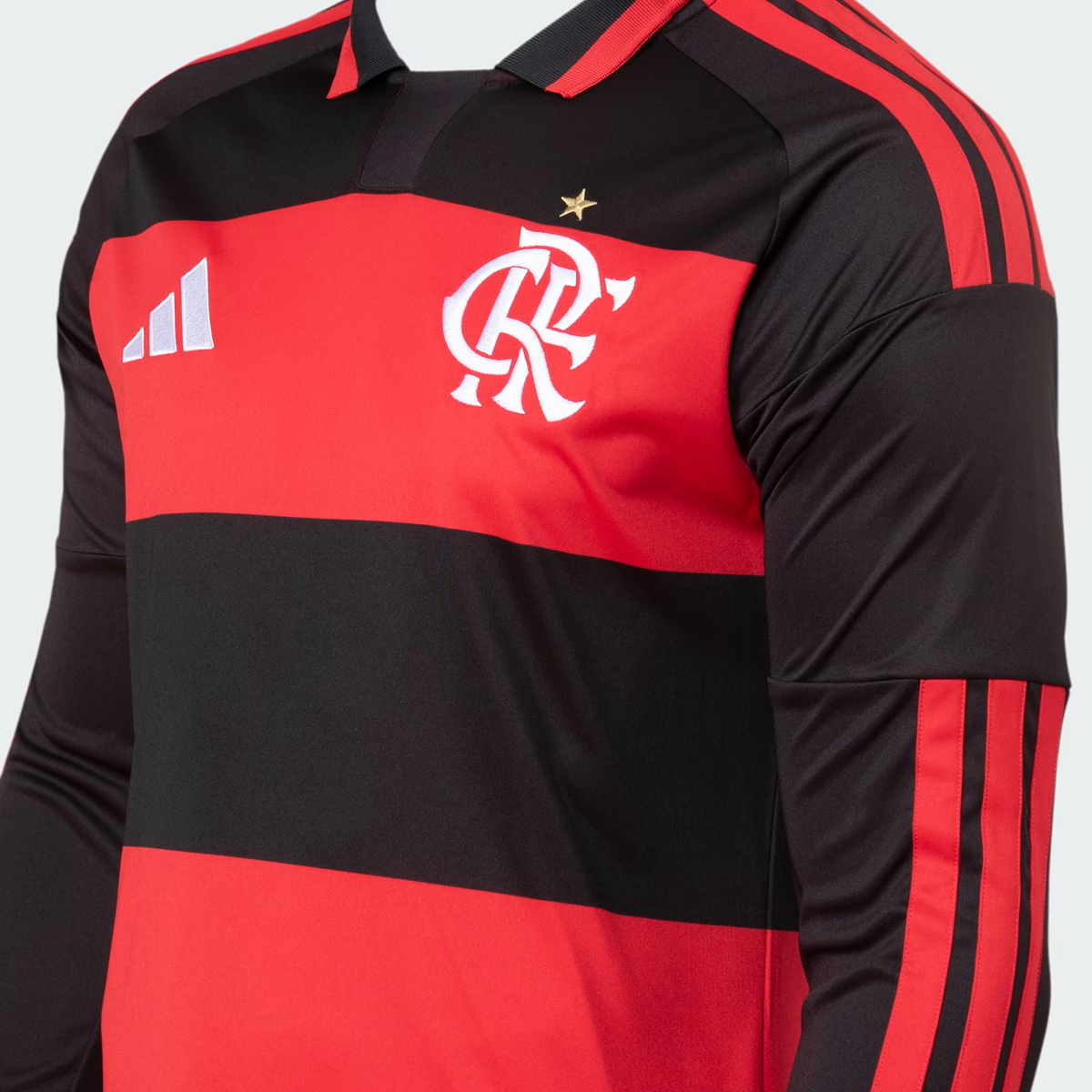 Camisa Manga Longa Torcedor Masculina Flamengo I 2026/2027