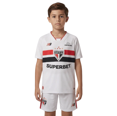 Conjunto Infantil São Paulo Home 26/27