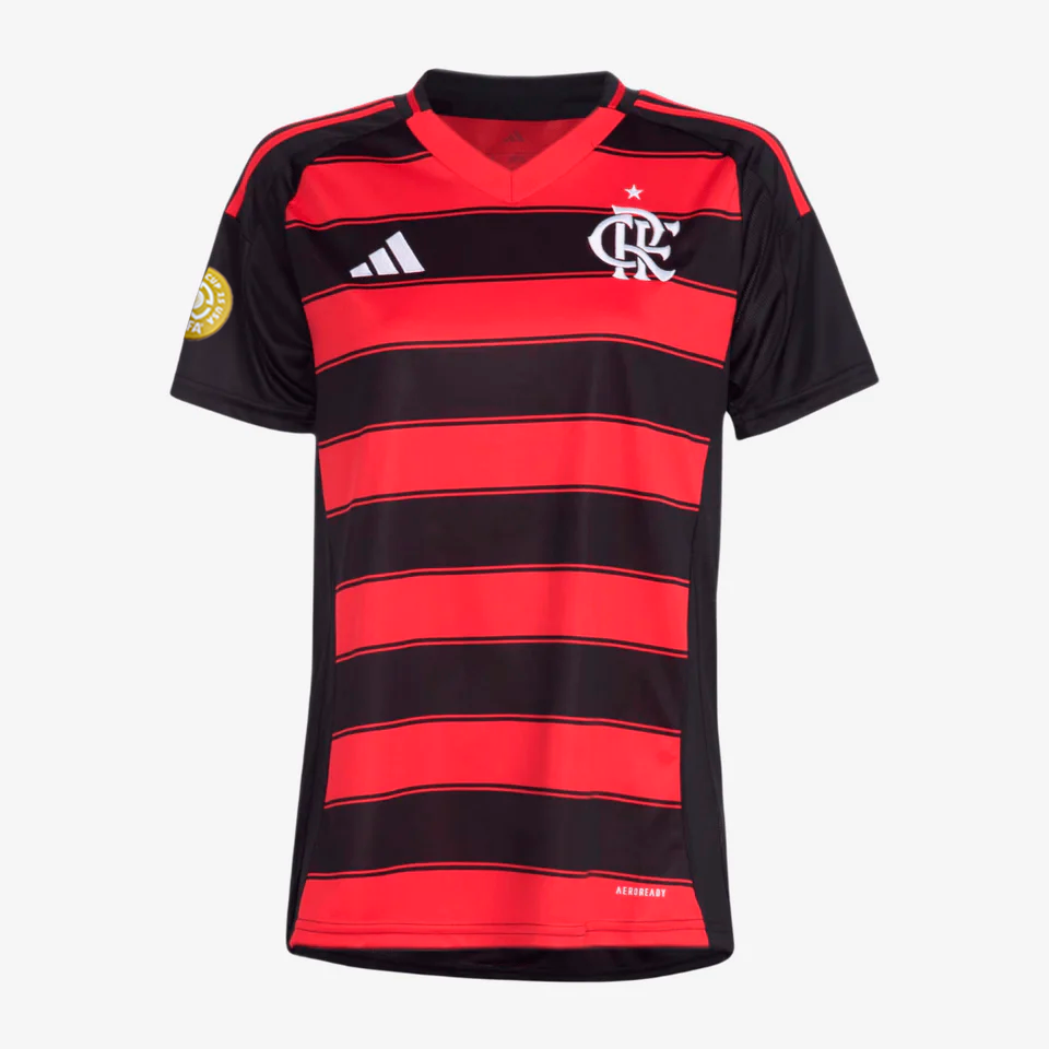 Camisa Torcedor Feminina Flamengo I 2025/2026