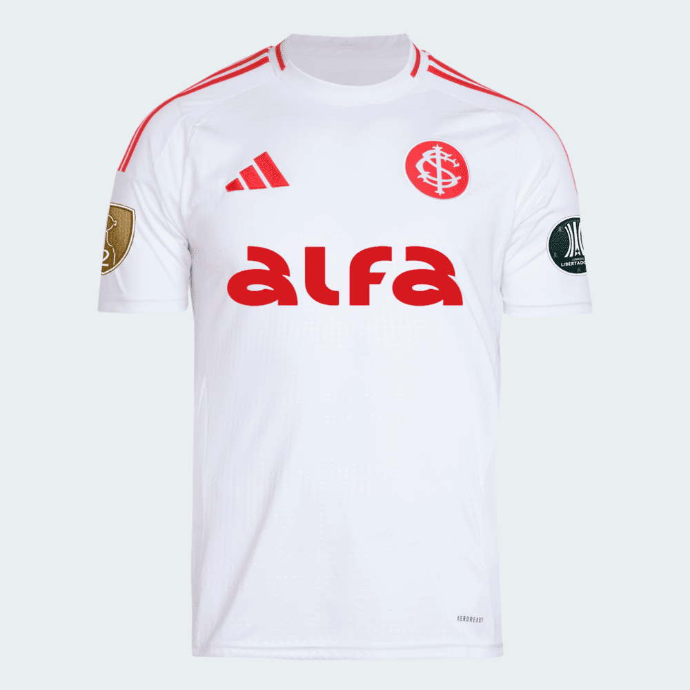 Camisa Torcedor Masculina Internacional II 2025/2026 Com Patrocínios
