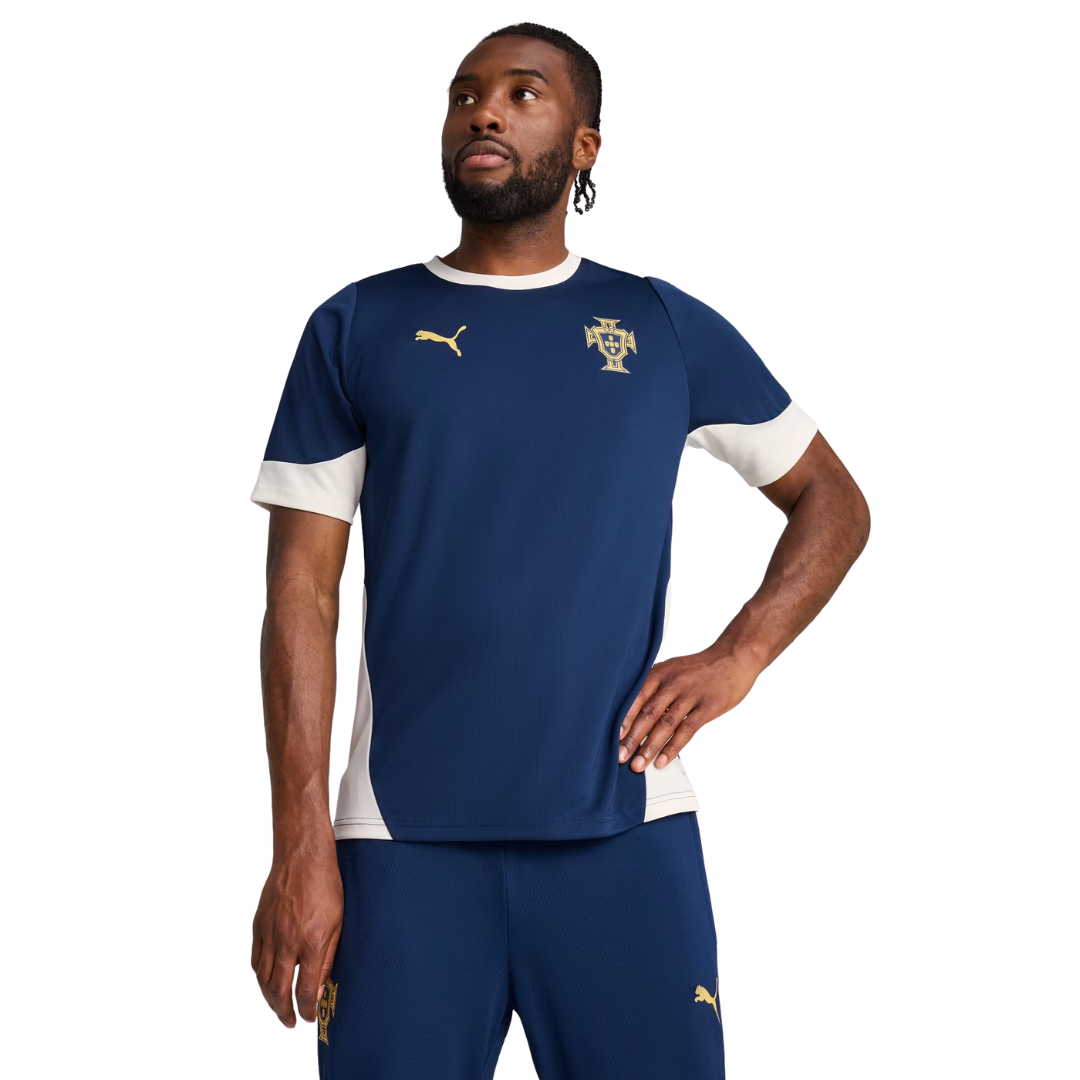 Camisa Portugal Treino Azul 25/26 - Versão Torcedor Masculina
