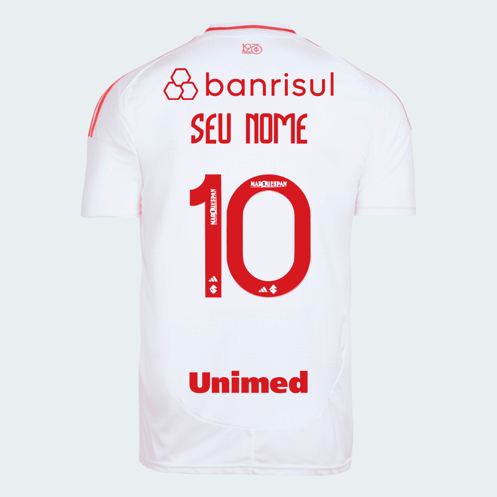 Camisa Torcedor Masculina Internacional II 2025/2026 Com Patrocínios