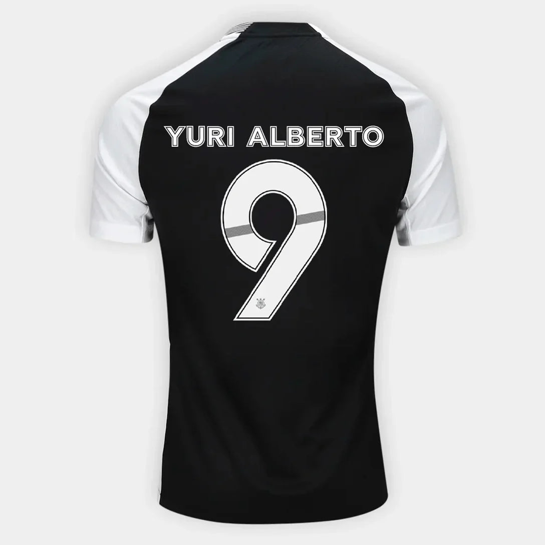 Camisa Torcedor Masculina Corinthians II 2025/2026 (Yuri Alberto 9)