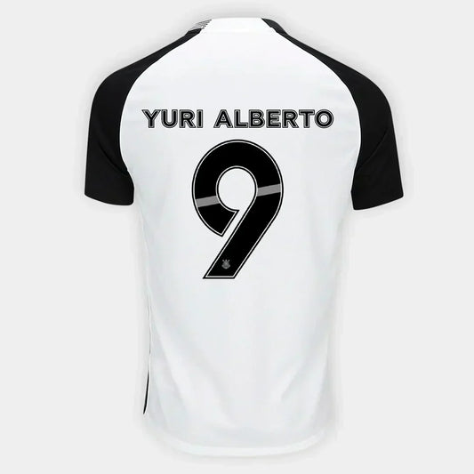 Camisa Torcedor Masculina Corinthians I 2025/2026 (Yuri Alberto 9)