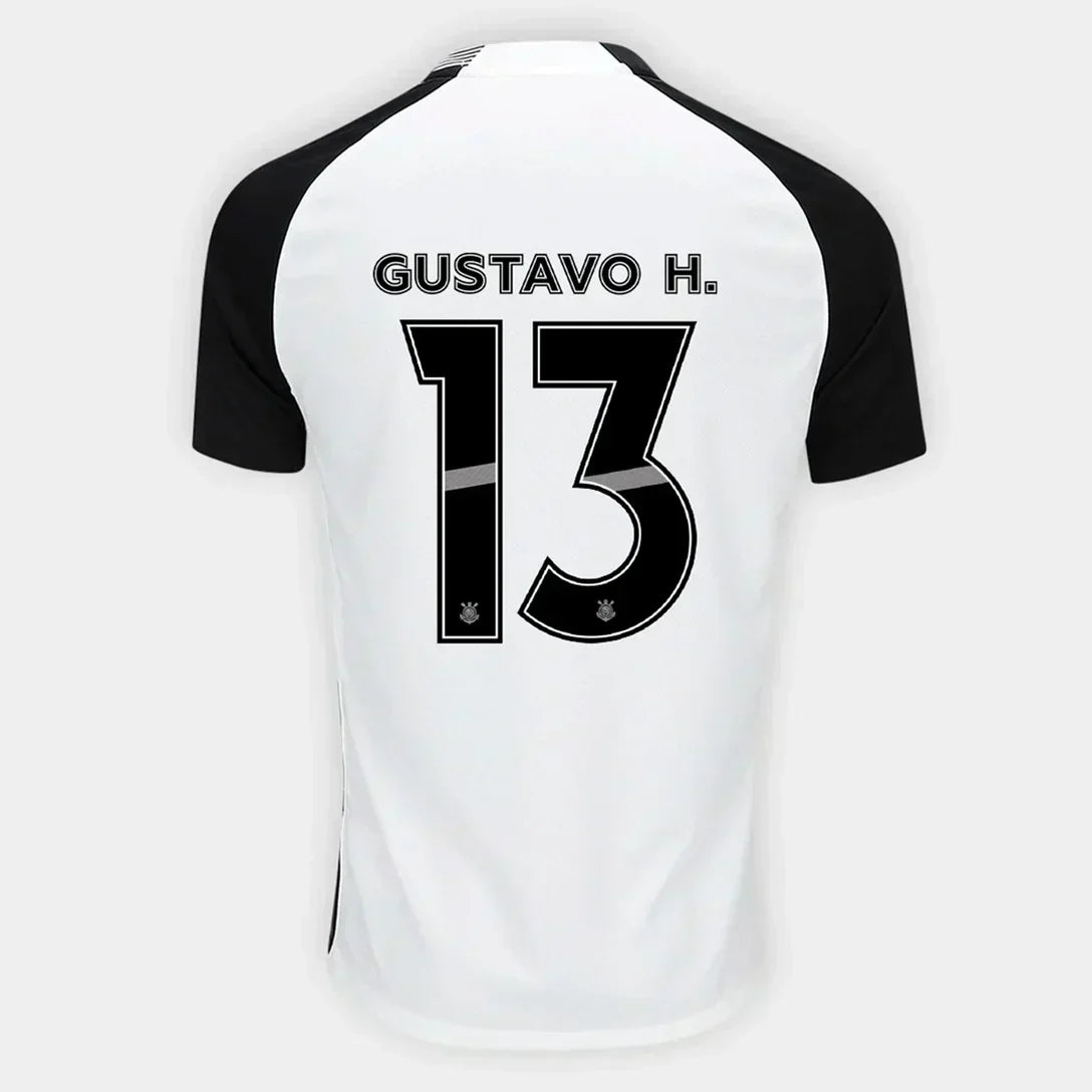 Camisa Torcedor Masculina Corinthians I 2025/2026 (Gustavo Henrique 13)