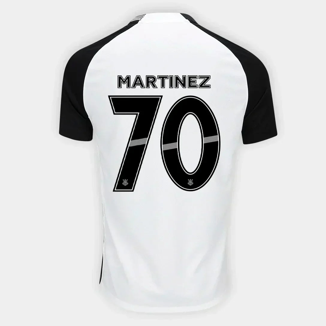 Camisa Torcedor Masculina Corinthians I 2025/2026 J. Martinez