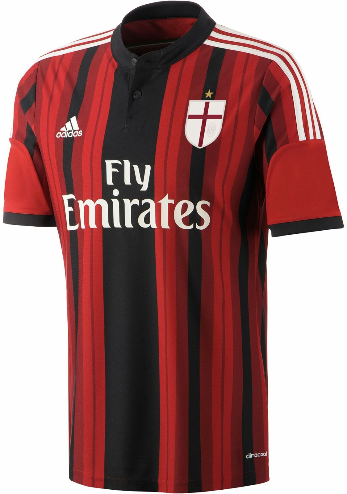 Camisa Retrô Torcedor Masculina Milan I 2014