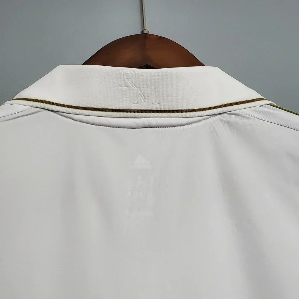 Camisa Retrô Real Madrid I Home 2011/12 Masculino Branco