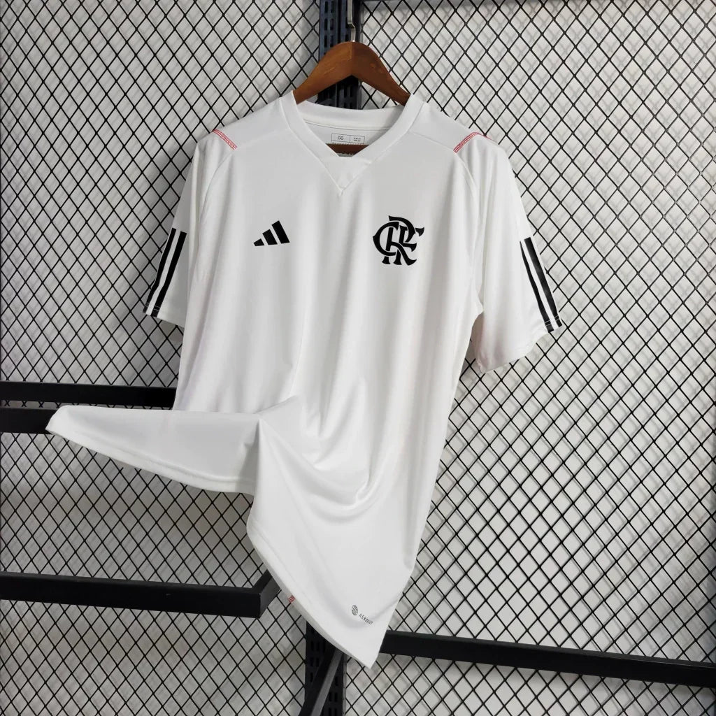 Camisa Flamengo Treino Branca - Versão Torcedor