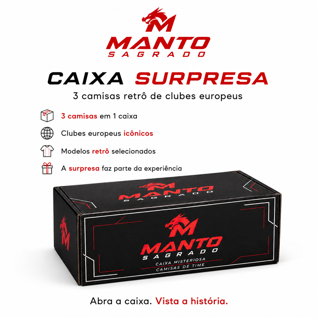 Caixa Surpresa Manto Sagrado