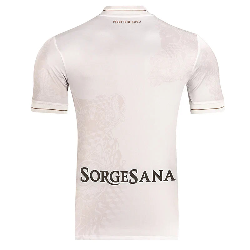 Camisa Torcedor Masculina Napoli II 2025/2026 EA7 Begê