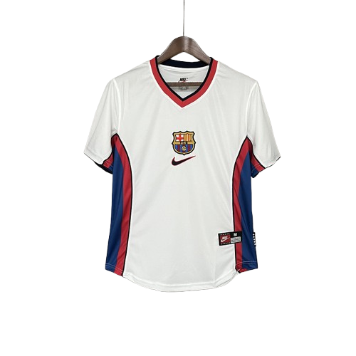 Camisa Retrô Torcedor Masculina Barcelona II 1999